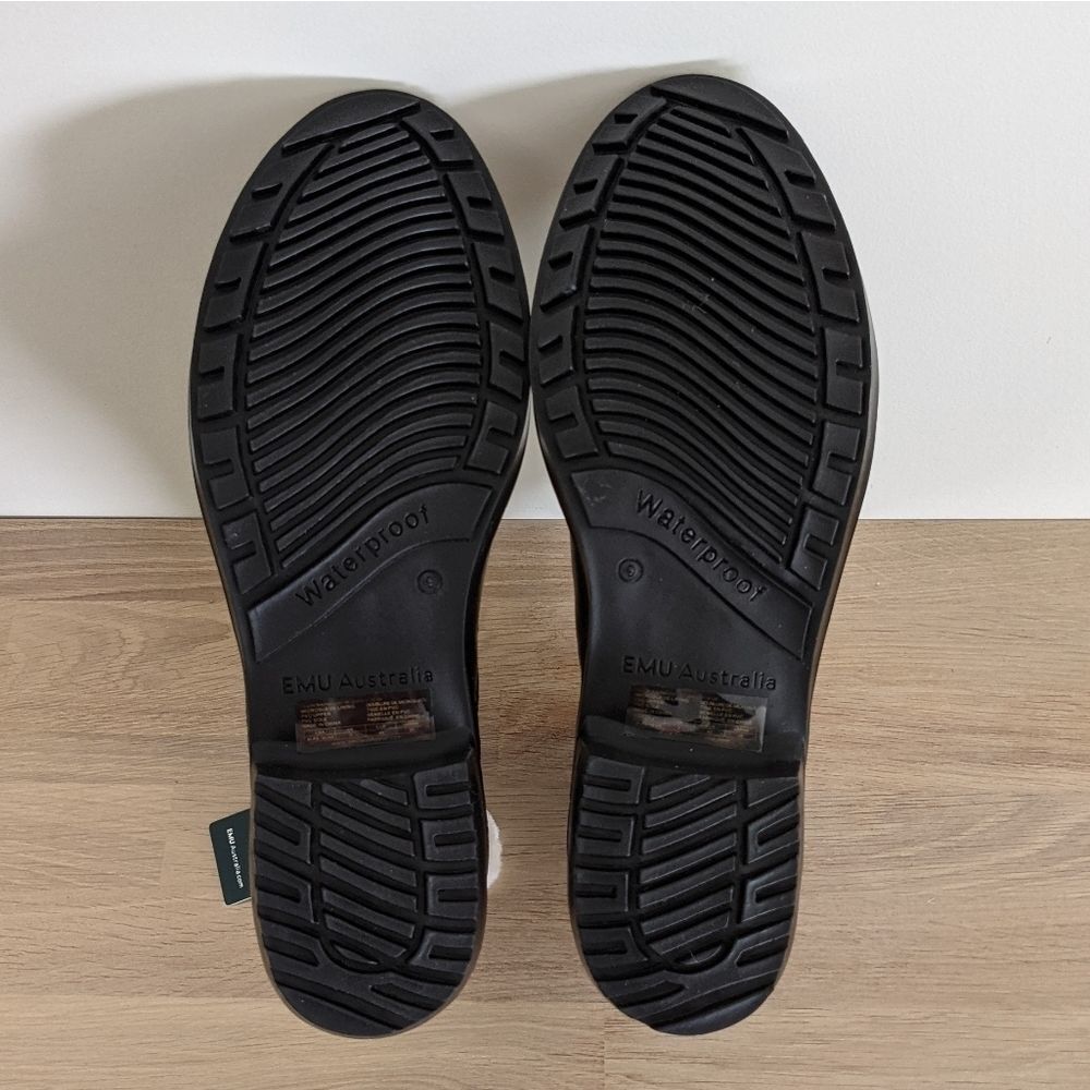 Emu Australia Ellin Ankle Rain Boots 9 Black Waterproof - Picture 6 of 10